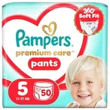Pampers Premium Care Plienkové Nohavičky Veľkosť 5, 50 Plienok, 11kg-17kg