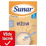Sunar ryžová cereálna kaša 4m+, 210 g