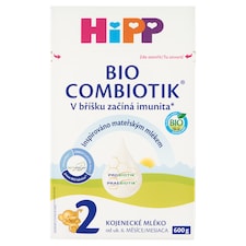 HiPP Combiotik 2 bio následná mliečna dojčenská výživa od uk. 6. mesiaca 600 g