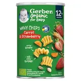 GERBER Wavy chips mrkva a jahoda 35 g