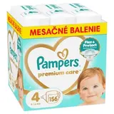 Pampers Premium Care Veľkosť 4, 156 Plienok, 9kg-14kg