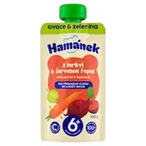 Hamánek Dojčenská výživa jablko s mrkvou a červenou repou 100 g