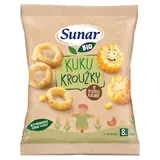 Sunar BIO detské chrumky Kuku krúžky 9 m+, 20 g