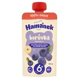 Hamánek Dojčenská výživa jablko a čučoriedka 100 g