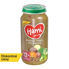 HAMI mäsovozeleninový príkrm Brokolica s hovädzím, mrkvou a quinoou 250g