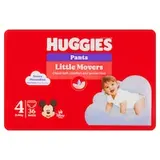 Huggies Little Movers plienkové nohavičky veľkosť 4 pre deti 9-14 kg 36 ks