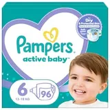 Pampers Active Baby veľkosť 6, 96 plienok, 13kg-18kg