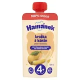 Hamánek Dojčenská výživa hruška a banán 100 g