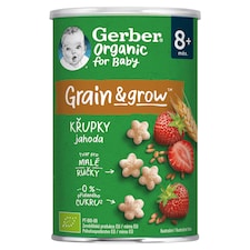 GERBER Organic chrumky jahodové 35 g