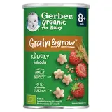 GERBER Organic chrumky jahodové 35 g