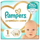 Pampers Premium Care Veľkosť 1, 26 Plienok, 2kg-5kg