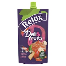 Relax Deli & Fruits banánovo-jablkovo-višňové pyré 170 g
