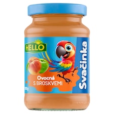 Hello Ovocná desiata s broskyňami 190 g