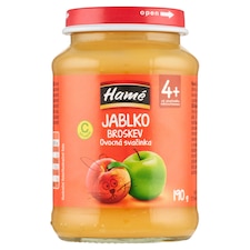 Hamé Ovocná desiata jablko, broskyňa 190 g