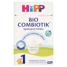 HiPP Combiotik 1 Bio počiatočná mliečna dojčenská výživa od narodenia 600 g