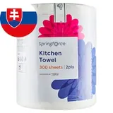 Springforce Kuchynské utierky 2 vrstvy 1 kotúč