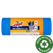 4MAX Vrecia na odpad 60 l 26 ks