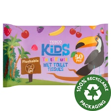 Kids Tutti Frutti vlhčený toaletný papier pre deti 50 ks