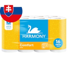 Harmony Comfort White toaletný papier 2 vrstvy 16 ks