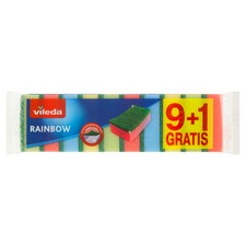 Vileda Rainbow hubky na umývanie riadu 10 ks