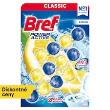 Bref Power Active Lemon tuhý WC blok 3 x 50 g