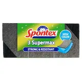 Spontex Supermax tvarovaná špongia 3 ks