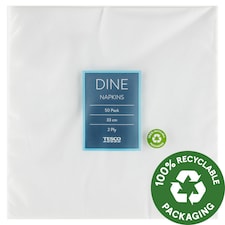 Dine obrúsky 2 vrstvové 33 cm 50 ks