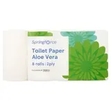 Springforce Toaletný papier s vôňou aloe vera 2 vrstvy 8 kotúčov