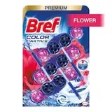 Bref Color Aktiv Flower tuhý WC blok 3 x 50 g