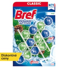 Bref Power Active Pine tuhý WC blok 3 x 50 g