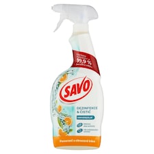 Savo dezinfekčný a čistiaci sprej Pomaranč a Citrónová tráva 700 ml