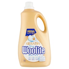 Woolite Keratin Therapy tekutý prací prípravok s keratínom na bielu a svetlú bielizeň 60 praní 3,6 l