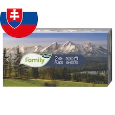 Tento Family Krabička s vreckovkami 2-vrstvové 100 ks