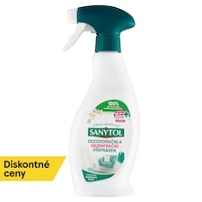 Sanytol Dezodoračný a dezinfekčný prípravok protect s vôňou bielych kvetov 500 ml