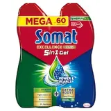 Somat Excellence Premium 5in1 gél do umývačky riadu 2 x 540 ml