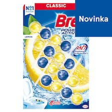 Bref Power Active Lemon tuhý WC blok 4 x 50 g