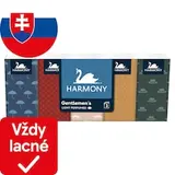 Harmony Gentlemen's Light Perfumed papierové vreckovky 3 vrstvy 10 x 10 ks