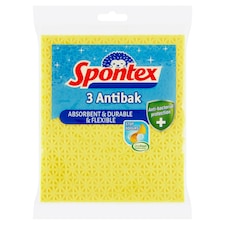 Spontex Antibak špongiová utierka 3 ks