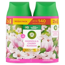 Air Wick Freshmatic Náplň do osviežovača vzduchu magnólia a kvety čerešní 2 x 250 ml (500 ml)