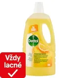 Dettol Power & Fresh dezinfekčný viacúčelový prípravok na podlahy a povrchy citrón 1 l