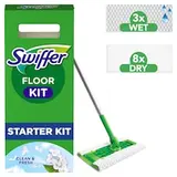 Swiffer Štartovacia súprava s 1 mopom, 8 ks suchých a 3 ks náhradných vlhčených utierok na podlahu