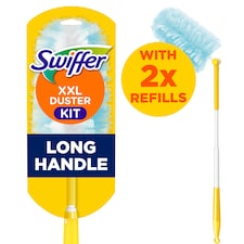 Swiffer Trap & Lock Súprava XXL Prachovky (1 Rukoväť + 2 Náhradných Prachoviek)