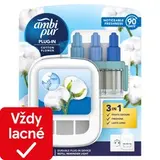 Ambi Pur 3Volution Štartovacia Súprava Elektrického Osviežovača Vzduchu Cotton 20ml