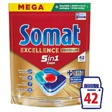 Somat Excellence 5v1 kapsuly do umývačky riadu 42 ks