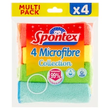 Spontex Viacúčelové utierky z mikrovlákna 4 ks