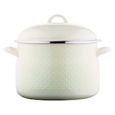 Cream smaltovaný hrniec 24 cm