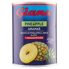 Giana Ananás plátky v ananásovej šťave 565 g