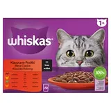 Whiskas 1+ klasické pokrmy v šťave 12 x 85 g (1,02 kg)