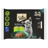 Sheba Kitten zmiešaný výber v šťave 4 x 85 g (340 g)