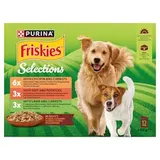 Friskies Selections s hovädzím, kuraťom, jahňacím v šťave 12 x 85 g